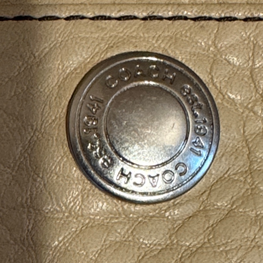Coach Tan Leather Wallet with Front Pocket - Picture 8 of 8